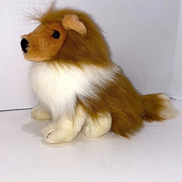 Vintage Plush Sheltie Sheepdog Plush Stuffed Dog Toy - Picture 1 of 11